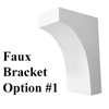Faux Window Box Bracket, Style 1