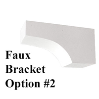 Faux Window Box Bracket, Style 2