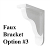 Faux Window Box Bracket, Style 3