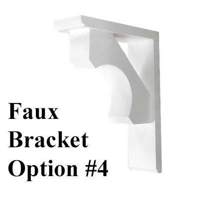 Faux Window Box Bracket, Style 4