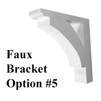 Faux Window Box Bracket, Style 5
