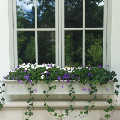 78" Traditional PVC Window Boxes - No Rot