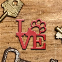 LOVE Animals Keychain