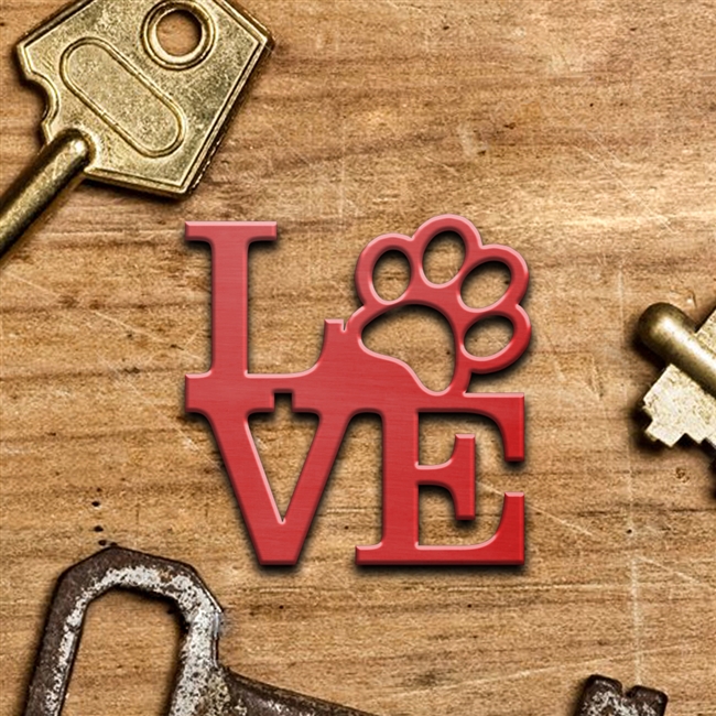 LOVE Animals Keychain