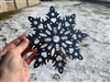 8 Inch Snowflake Hearts