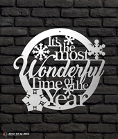 Most Wonderful Time of the Year Metal Sign