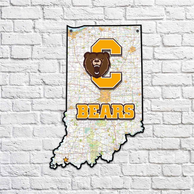 Central Bears Indiana Map