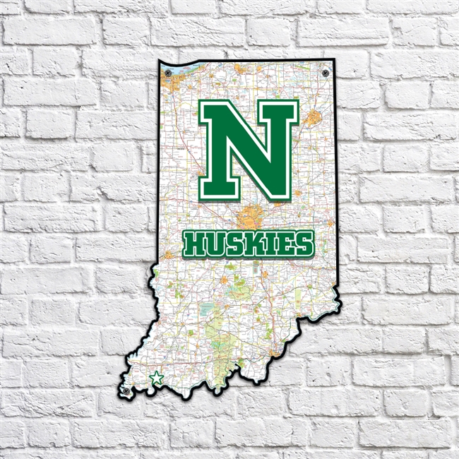 North Huskies Indiana Map