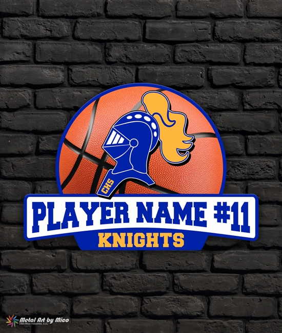 Custom Castle Knights Basketball