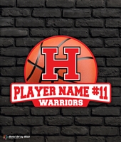 Custom Harrison Warriors Basketball