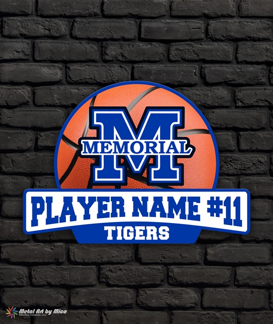 Custom Memorial Tigers Basketball