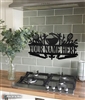 Custom Kitchen Metal Monogram