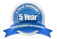 5 Year In Home Warranty for televisions (Under $2,500)