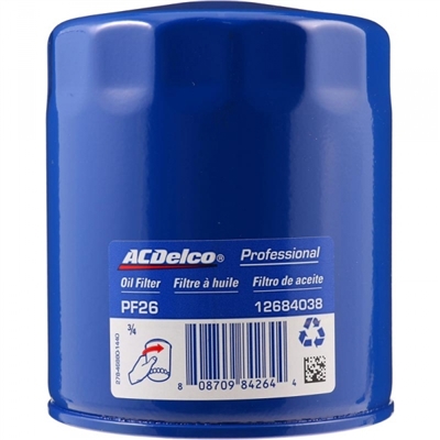 AC Delco Oil Filter 2020-Up 6.6L Duramax Diesel Engines