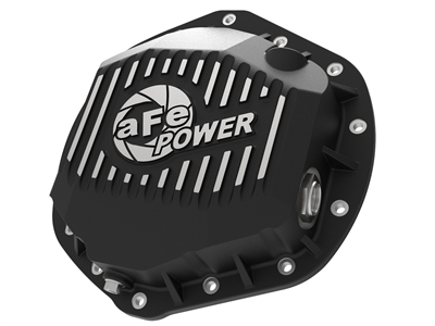 AFE Pro Series Rear Diff Cover Brushed Black for GM 2500/3500 HD Pick Ups 2001-2019