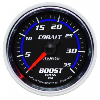 Auto Meter Boost 0-35 lbs Cobalt Series