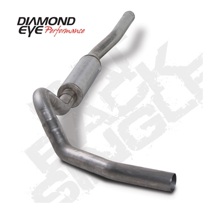 Diamond Eye 4" Cat Back T409 Stainless Steel Exhaust for 2006-2007 LBZ Duramax Diesel Engines