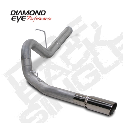 Diamond Eye 4" Filter Back Aluminized Exhaust for 2011-2015 Duramax Diesel Engines