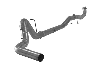 Flo-Pro 4" Down Pipe Back Aluminized Exhaust for 2007.5-2010 Duramax Diesel Engines-Tip not Included