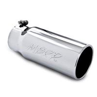 MBRP 4x5" Pro Series Polished T-304 SS Diesel Exhaust Tip-Straight Rolled End
