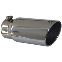 MBRP 4x5" Polished T-304 SS Diesel Exhaust Tip-Angled Rolled End
