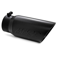 MBRP 4x5" Black Diesel Exhaust Tip, Dual Walled Angled Tip