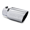 MBRP 4x6" Pro Series Polished T-304 SS Diesel Exhaust Tip-Angle Cut Rolled End