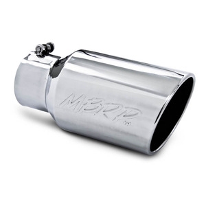 MBRP 4x6" Pro Series Polished T-304 SS Diesel Exhaust Tip-Angle Cut Rolled End