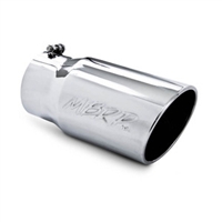 MBRP 5x6" Polished T-304 SS Diesel Exhaust Tip-Angle Cut Rolled End
