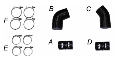 PPE Silicone Boost Tube Kit 2004.5-2005 Duramax Diesel