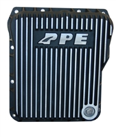 PPE Low Profile (Stock Depth) Aluminum Transmission Pan Brushed Black 2001-Up