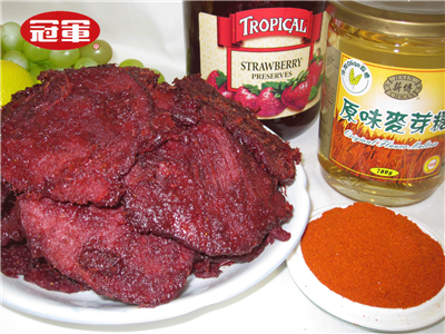 Spicy Fruit Flavored Dried Beef