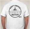 D21 T-SHIRT SKETCHY WHITE