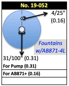 19-052 / 19-052H - Two-hole Stopper