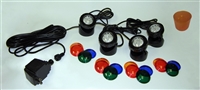 AB874LR - LED Four-light Kit with Rubber Stopper (warm white)