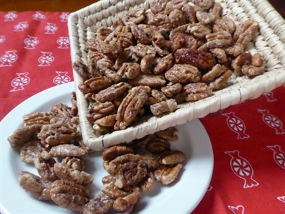 Candied Pecans at Palestine Texas Pecans
