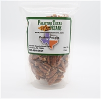 Praline pecans, half kernel pecans, texas pecans, sweet flavor, palestine texas pecans.