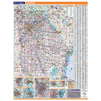 Georgia Highway City County map