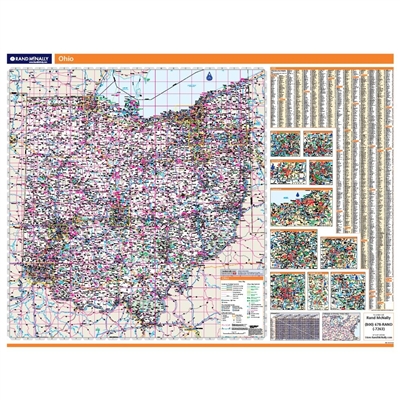 Ohio Highway City County map