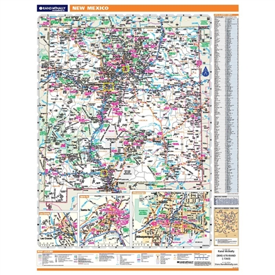 New Mexico Highway City County map