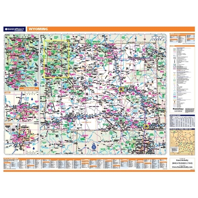 Wyoming Highway City County map