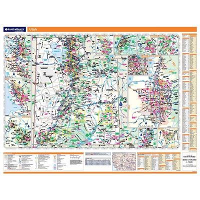 Utah Highway City County map