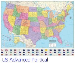 US Color map 48x36 AMC9578