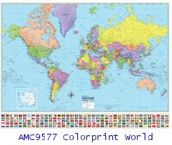 Colorprint world map