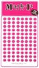 Stick-on Dots Medium 1/4" Numbered 1-240 PINK