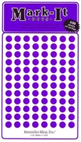 600 Purple 1/4" map stick-on map dots