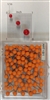 Orange, medium, round-head MAP PINS 100/box. 1/8" head and 5/16" shaft length.