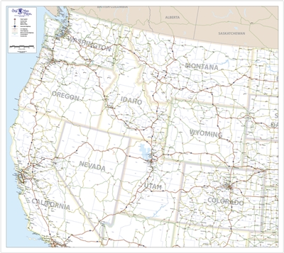 One Map Place Northwest United States Map
