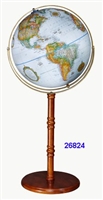 EDINBURGH II 16" INCH GLOBE BLUE OCEAN RAISED