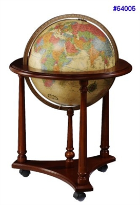 LAFAYETTE 16" INCH GLOBE ANTIQUE OCEAN